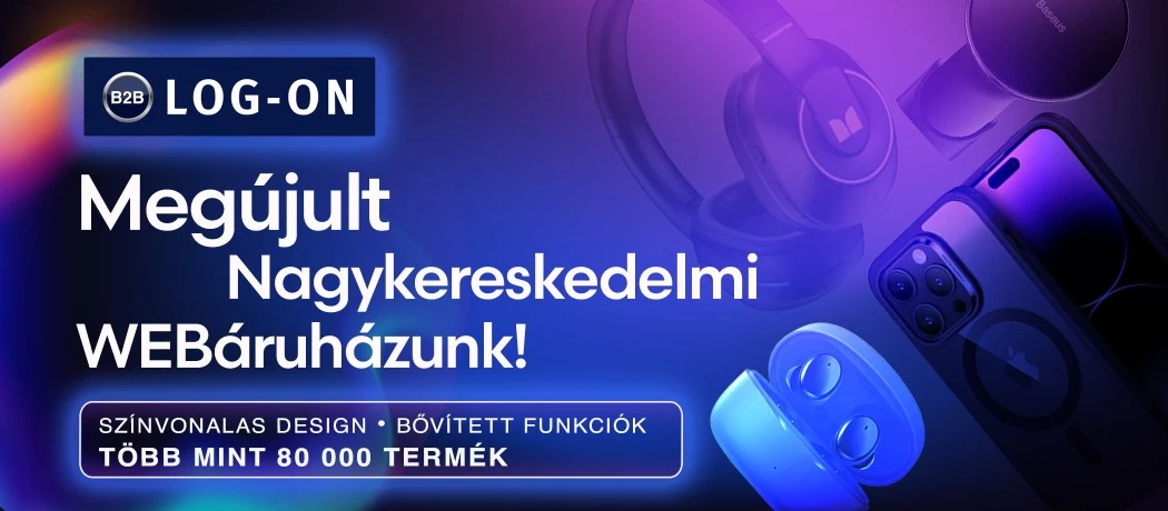 LOG-ON B2B telefon és tablet kiegészítők, tartozékok nagykereskedelmi webáruháza