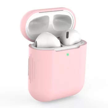 Tech-Protect Icon Apple Airpods szilikon tok, rózsaszín