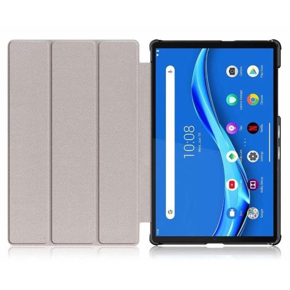 Tech-Protect Smartcase Lenovo Tab M10 Plus 10.3" (2020) TB-X606 oldalra nyíló okos tok, rozé-arany