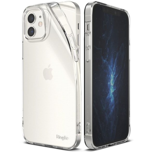 Ringke Air Ultra-Thin Cover Gel Case iPhone 12 Mini hátlap, tok, átlátszó