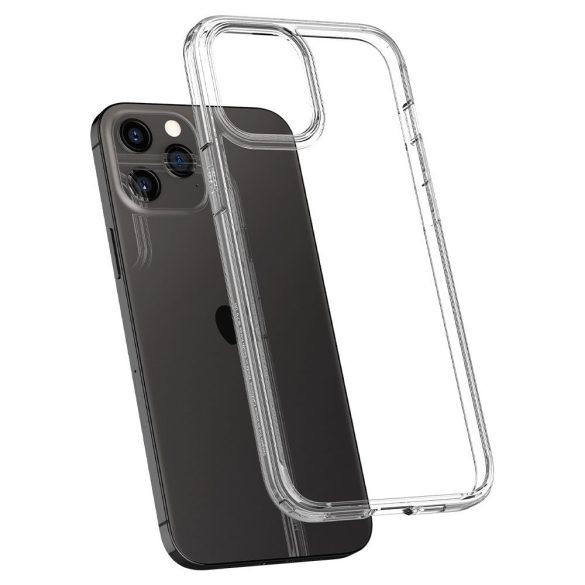 Spigen Ultra Hybrid Crystal iPhone 12/12 Pro hátlap, tok, átlátszó