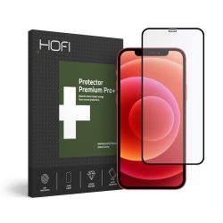   Hofi Glass Pro+ iPhone 12/12 Pro Full Glue kijelzővédő edzett üvegfólia (tempered glass) 9H keménységű, fekete
