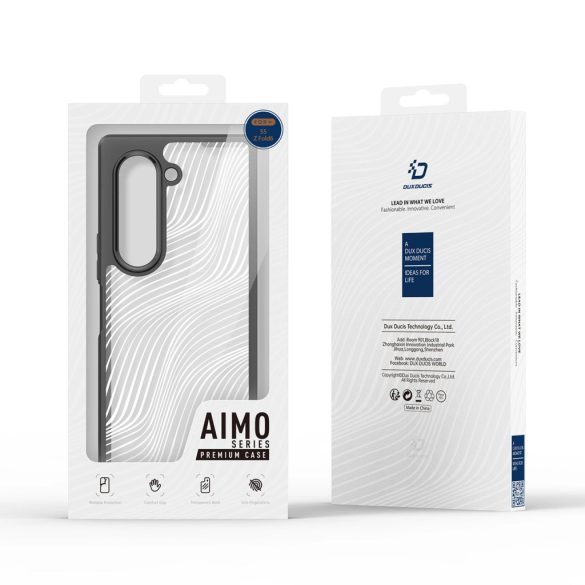 Dux Ducis Aimo Samsung Galaxy Z Fold 6 hátlap, tok, fekete