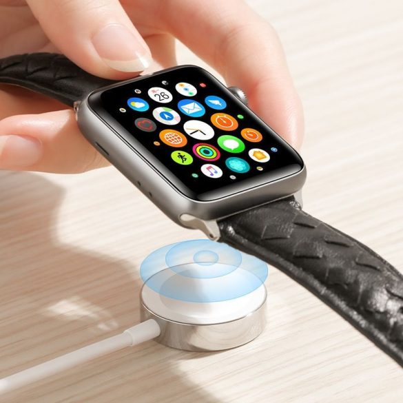 Joyroom S-IW001S Wireless Charger Apple Watch 1,2m, vezeték nélküli töltő, fehér