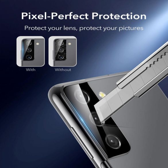 ESR 2db Samsung Galaxy S21 Plus kameravédő fólia , átlátszó