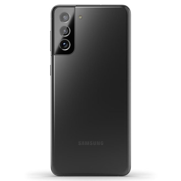 Spigen Samsung Galaxy S21 Plus kameravédő üvegkeret (tempered glass), fekete