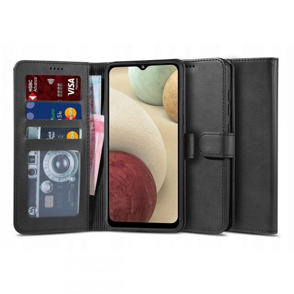 Tech-Protect Wallet2 Xiaomi Redmi Note 10/Note 10S oldalra nyíló hátlap, tok, fekete