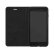 Adidas Original New Basics Booklet iPhone 6 Plus/7 Plus /8 Plus oldalra nyíló tok, fekete