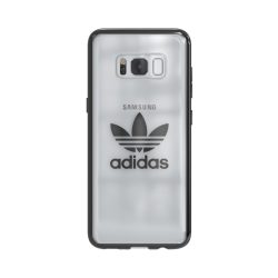   Adidas Originals Clear Samsung Galaxy S8 TPU hátlap, tok, átlátszó-grafitszürke