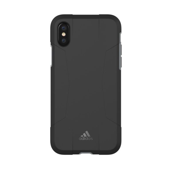 Adidas Performance Solo iPhone X/Xs ütésálló hátlap, tok, fekete-szürke