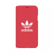 Adidas Originals Adicolor Booklet iPhone X/Xs oldalra nyíló tok, piros