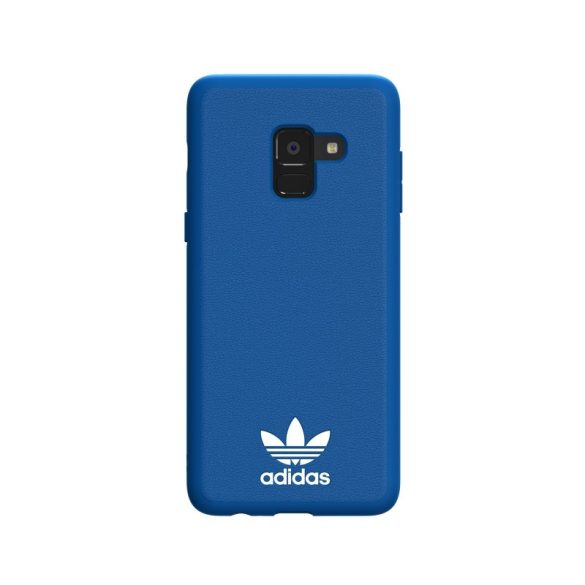 Adidas Originals New Basics Samsung Galaxy A8 Plus (2018) hátlap, tok, kék-fehér