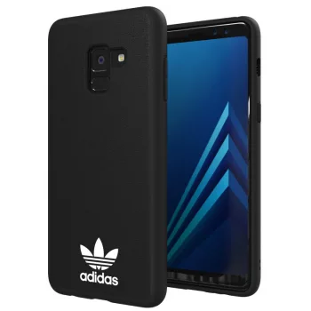   Adidas New Basics Samsung Galaxy A8 Plus (2018) hátlap, tok, fekete