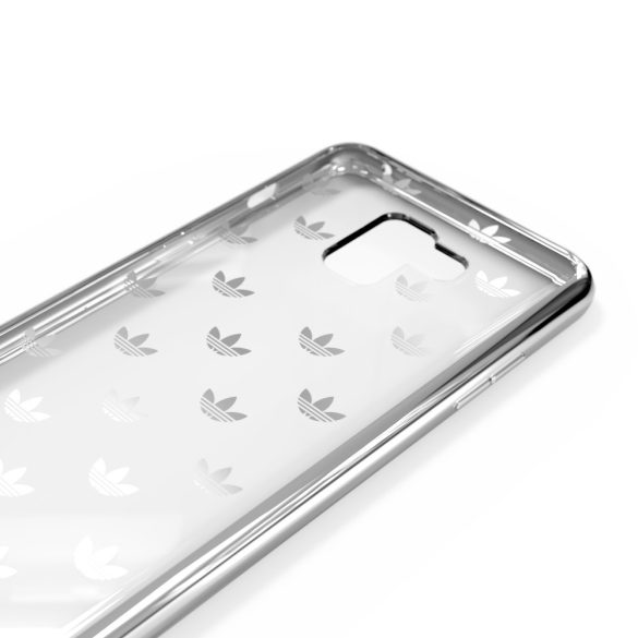 Adidas Original Clear Case Samsung Galaxy A8 Plus (2018) hátlap, tok, átlátszó-mintás