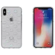 Adidas Original Clear Snap Case iPhone X/Xs hátlap, tok, átlátszó-színes