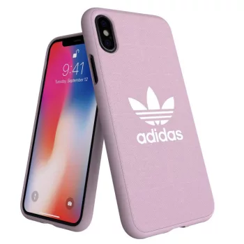   Adidas Original Adicolor iPhone X/Xs hátlap, tok, világosrózsaszín