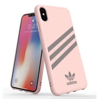   Adidas Original Gazelle iPhone Xs Max hátlap, tok, rózsaszín-ezüst