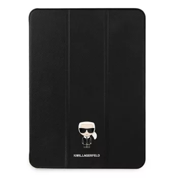   Karl Lagerfeld KLFC12OKMK Saffiano Karl Iconic Karl Iconic iPad 12.9" Pro 2021 Book Cover tok, fekete