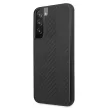 AMG AMHCS22MBLSCA Samsung Galaxy S22 Plus, hátlap, tok Carbon Stripe&Embossed, fekete