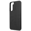 AMG AMHCS22MBLSCA Samsung Galaxy S22 Plus, hátlap, tok Carbon Stripe&Embossed, fekete
