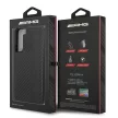 AMG AMHCS22MBLSCA Samsung Galaxy S22 Plus, hátlap, tok Carbon Stripe&Embossed, fekete