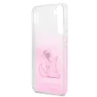 Karl Lagerfeld Choupette Eat Gradient Samsung Galaxy S22 Plus KLHCS22MCFNRCPI tok, rózsaszín