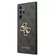 Guess GUHCS22L4GMGGR S908 Samsung Galaxy S22 Ultra hátlap, tok 4G Big Metal Logo, szürke