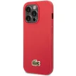 Lacoste LCHCP14XPVCR iPhone 14 Pro Max 6.7" Iconic Petit Pique MagSafe tok, piros