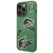 Lacoste LCHCP14LSON iPhone 14 Pro 6,1" Silicone Allover Pattern tok, zöld