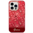 Guess iPhone 14 Pro Max 6,7" GUHCP14XHGBNHR Bandana Paisley tok, piros