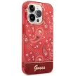 Guess iPhone 14 Pro Max 6,7" GUHCP14XHGBNHR Bandana Paisley tok, piros