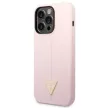Guess GUHCP14LSLTGU iPhone 14 Pro 6,1" Silicone Triangle tok, lila