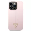 Guess GUHCP14LSLTGU iPhone 14 Pro 6,1" Silicone Triangle tok, lila