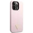 Guess GUHCP14LSLTGU iPhone 14 Pro 6,1" Silicone Triangle tok, lila