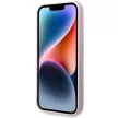 Guess GUHCP14LSLTGU iPhone 14 Pro 6,1" Silicone Triangle tok, lila