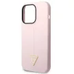 Guess GUHCP14LSLTGU iPhone 14 Pro 6,1" Silicone Triangle tok, lila