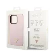 Guess GUHCP14LSLTGU iPhone 14 Pro 6,1" Silicone Triangle tok, lila