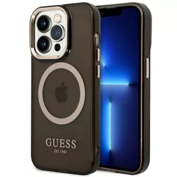   Guess GUHMP14LHTCMK iPhone 14 Pro 6.1" Outline Translucent MagSafe tok, arany