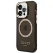 Guess GUHMP14LHTCMK iPhone 14 Pro 6.1" Outline Translucent MagSafe tok, arany