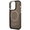 Guess GUHMP14LHTCMK iPhone 14 Pro 6.1" Outline Translucent MagSafe tok, arany
