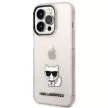 Karl Lagerfeld KLHCP14LCTTRI iPhone 14 Pro 6,1" Choupette Body tok, rózsaszín