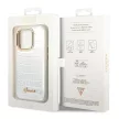 Guess GUHCP14LHGCRHS iPhone 14 Pro 6,1" Croco Collection tok, ezüst