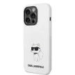 Karl Lagerfeld KLHMP14XSNCHBCH iPhone 14 Pro Max 6.7" Silicone Choupette MagSafe tok, fehér