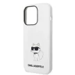 Karl Lagerfeld KLHMP14XSNCHBCH iPhone 14 Pro Max 6.7" Silicone Choupette MagSafe tok, fehér