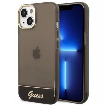   Guess GUHCP14SHGCOK iPhone 14 6.1" Translucent tok, fekete