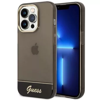   Guess GUHCP14LHGCOK iPhone 14 Pro 6.1 " Translucent tok, fekete
