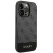 Guess GUHCP14XG4GLGR iPhone 14 Pro Max 6.7" 4G Stripe Collection tok, szürke