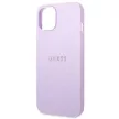 Guess GUHCP14MPSASBPU iPhone 14 Plus / 15 Plus 6.7" Saffiano Strap tok, lila