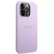 Guess GUHCP14XPSASBPU iPhone 14 Pro Max 6,7" Saffiano Strap tok, lila