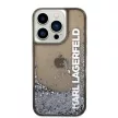 Karl Lagerfeld iPhone 14 Pro Max 6,7" KLHCP14XLCKVK Magsafe Liq Glitter Elong tok, fekete